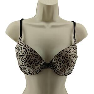 Victoria’s Secret Lined Demi Leopard Womens Size 36B